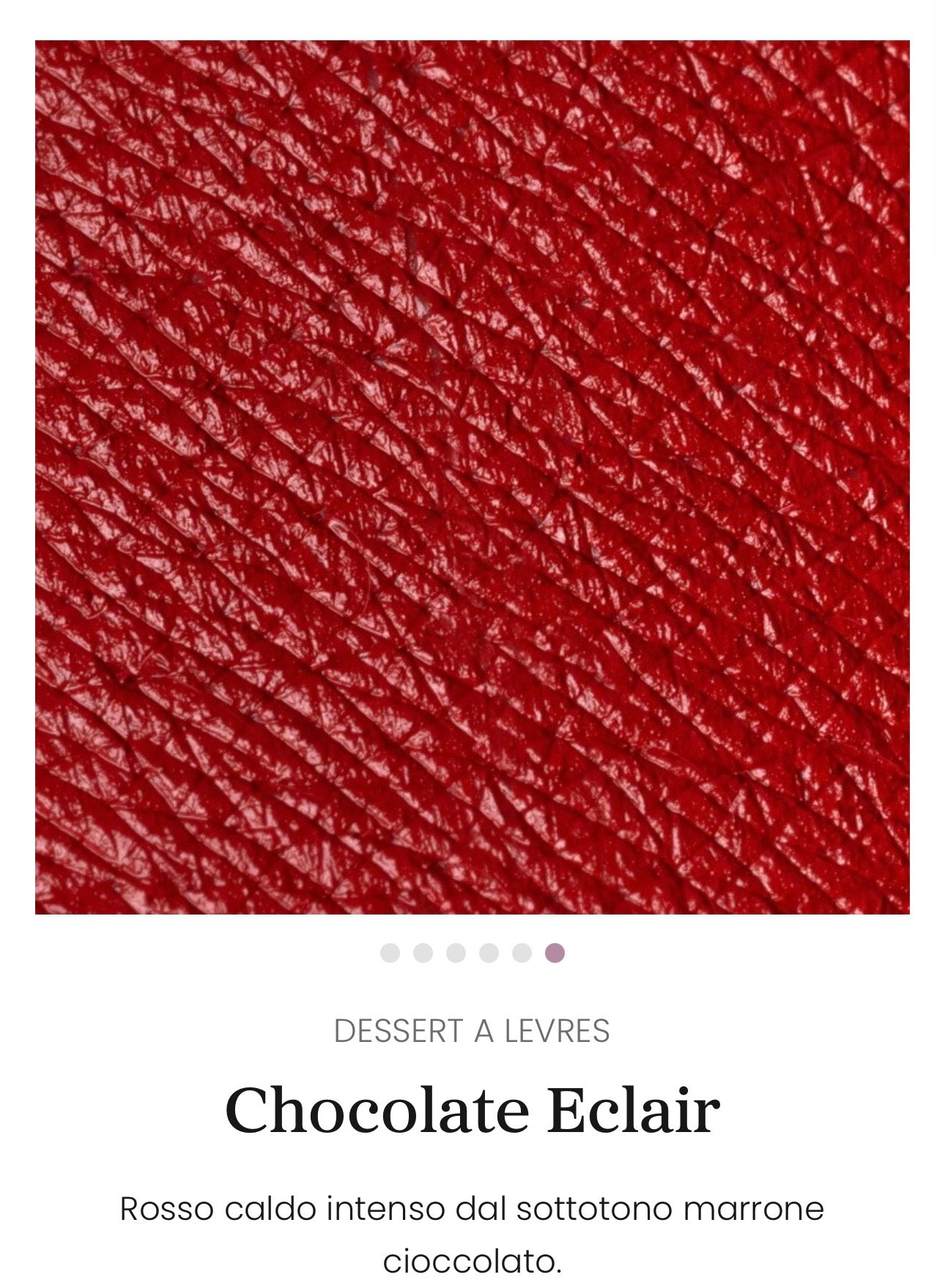 Rossetto chocolate eclair