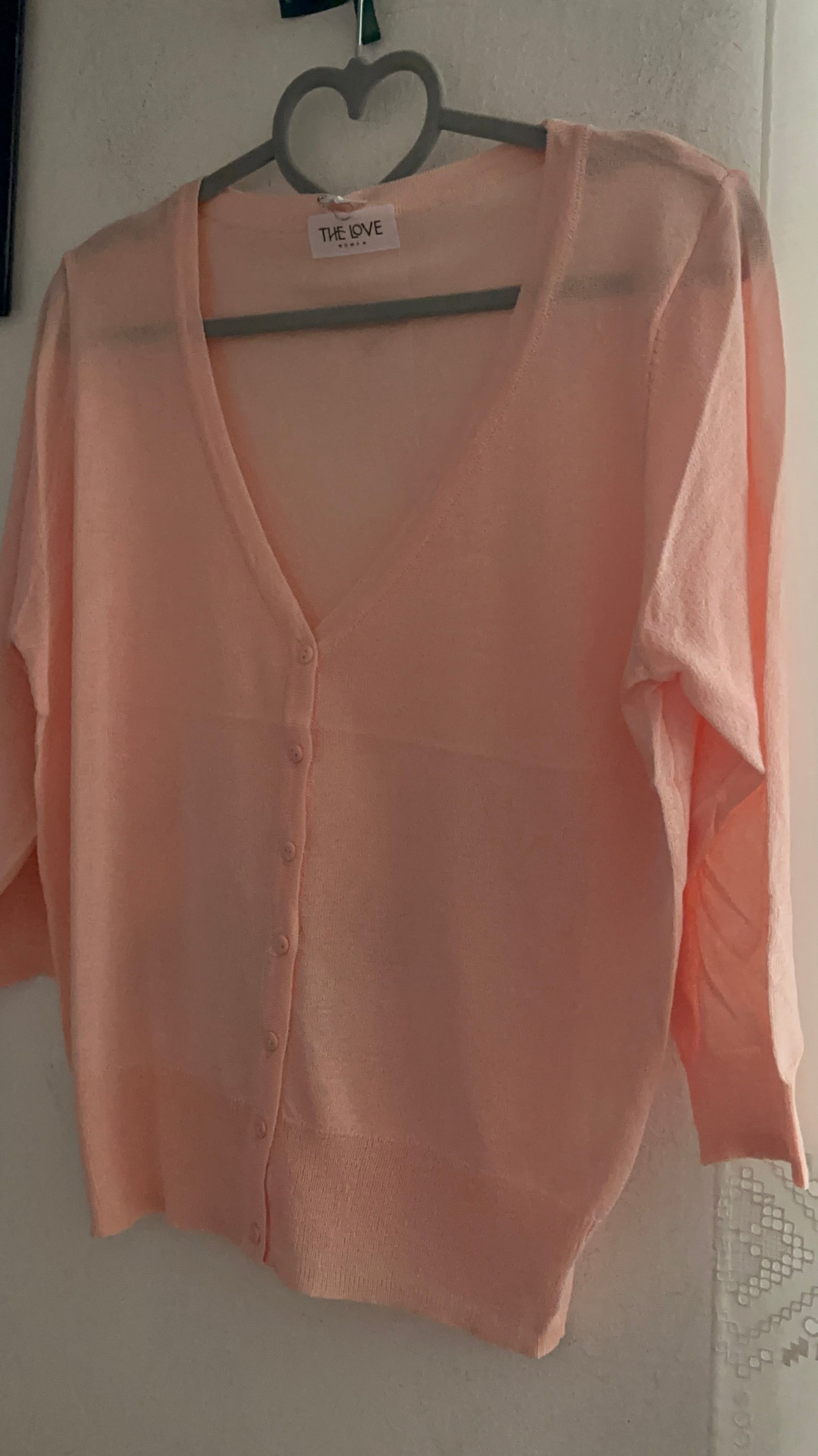 Cardigan Rosa poesia