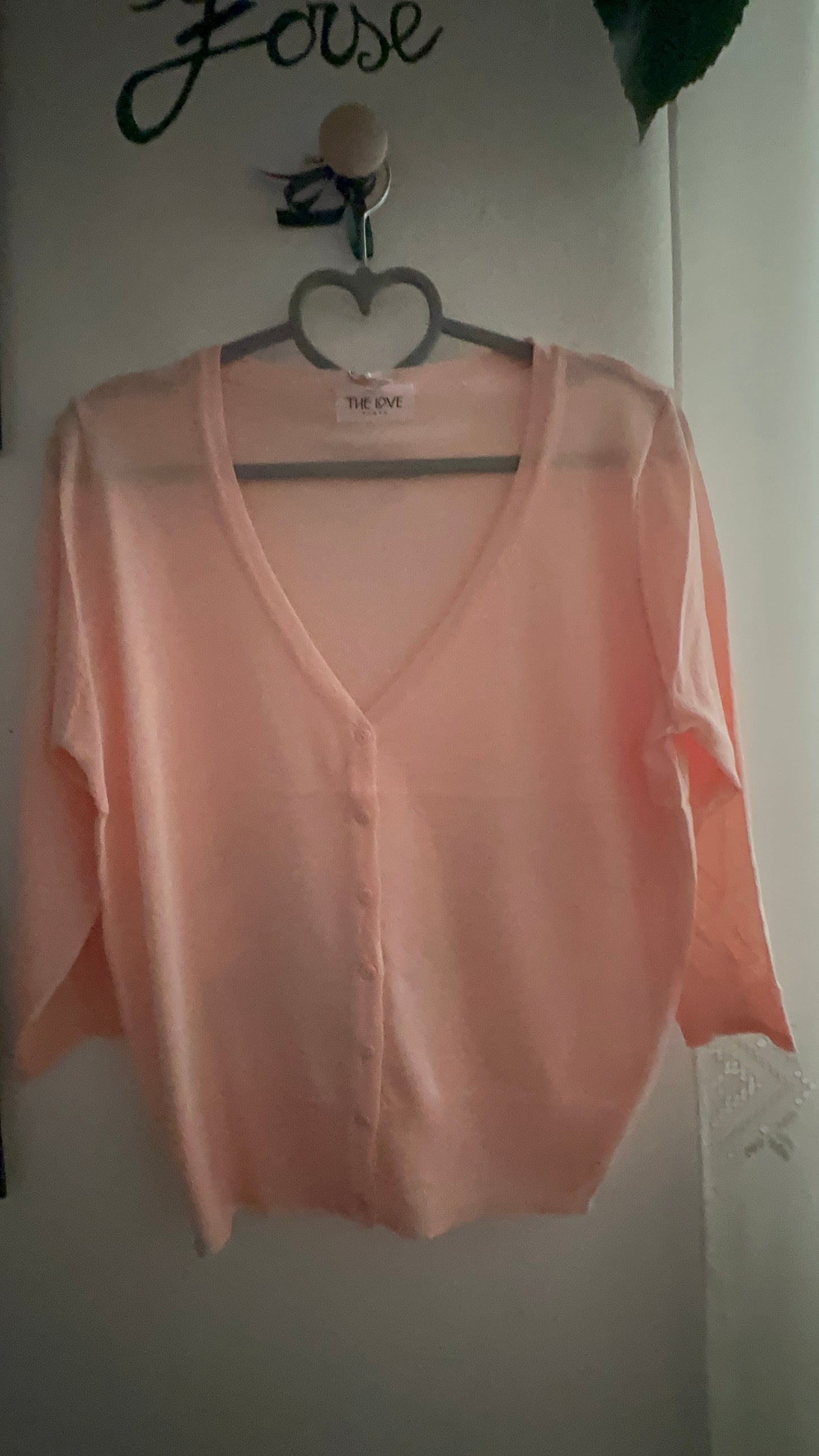Cardigan Rosa poesia