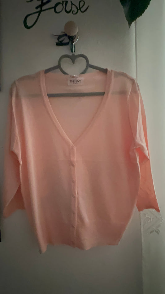 Cardigan Rosa poesia
