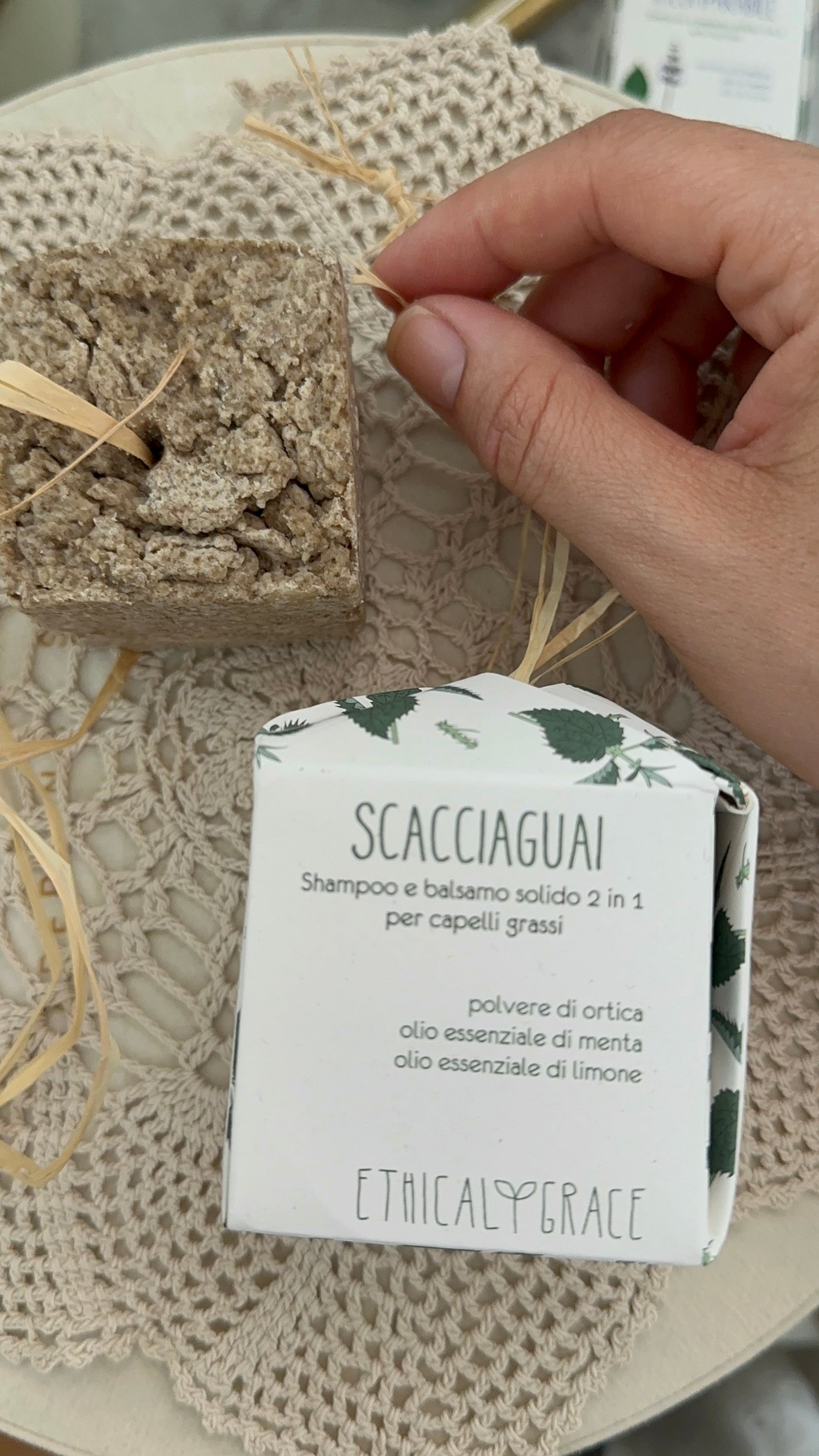 Shampoo e balsamo solido 2in1 scacciaguai