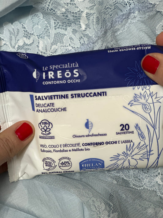Salviettine Struccanti Biodegradabili - Pelli Sensibili