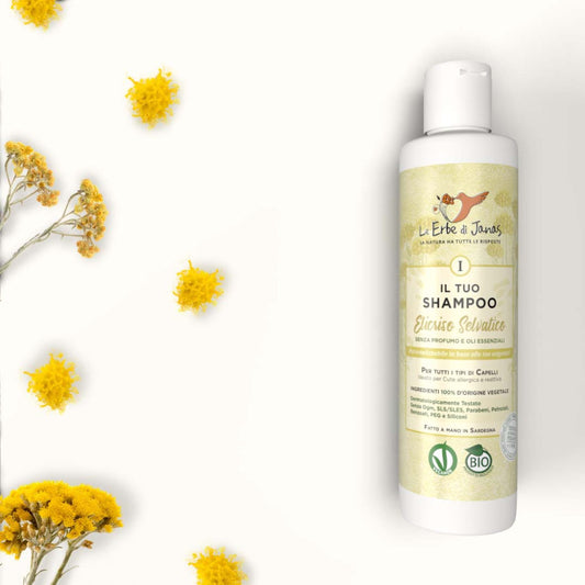 Shampoo all'Elicriso Selvatico della Sardegna BIO