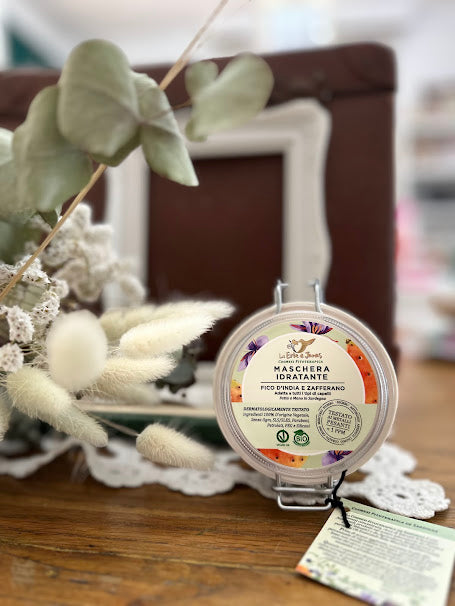 Maschera Capelli Idratante Fico D'India e Zafferano BIO